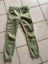 ONLY Cargohose Damen ONLMISSOURI REG ANK LIFE CARGO GR. 38/32 Salbei Grün Neu