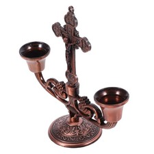  Metall-Kandelaber 2 Kerze