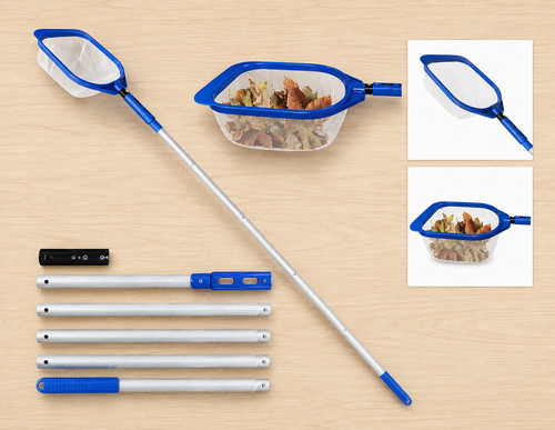 Pool kescher 238cm - pool, feinmaschig