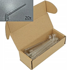 20x Stück   Gebogene-Fifka, Lufka, Glasspfeife, Zigarettenspitze, One Hitter-