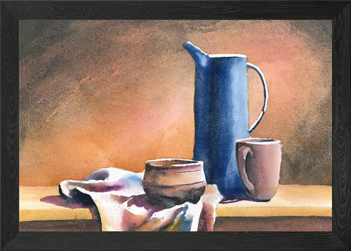 Aquarell stillleben küche - aquarell,