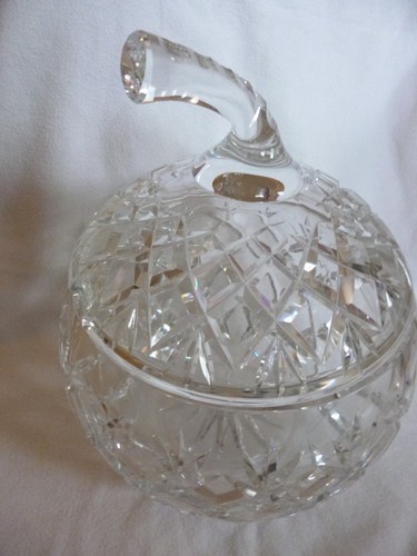 Vintage bowle aus - bowle, kristallglas