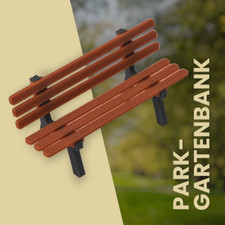 Modellbau park gartenbank - park-, 1