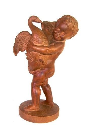 Reizender nackter putto mit - nackter,