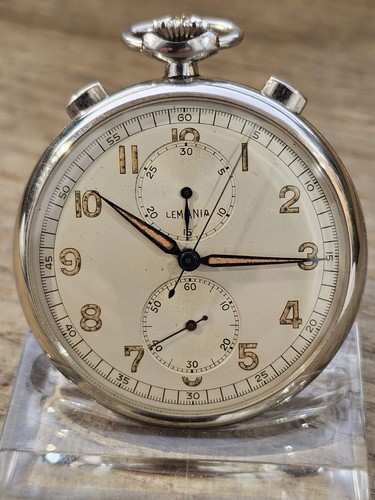 Lemania taschenuhr chronograph - lemania,