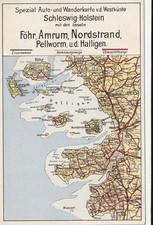 AK Landkarte Schleswig