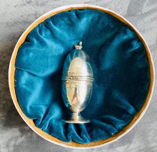 Eierbecher aus sterling silber - eierbecher,