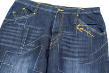 Karl Kani Jeans Hose Baggy Sagging Vintage Style Pattern Denim Rap Hip Hop 38 34