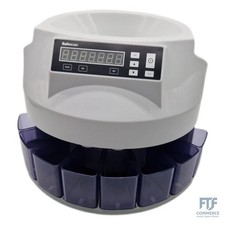 Safescan 1250 EUR Münzzähler, der gemischte EUR-Münzen schnell zählt und sortier