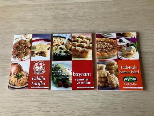 Türkische backbücher - 3, backbücher/