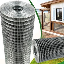 Volierendraht Drahtgitter 4-Eck Maschendraht Gartenzaun Drahtzaun Feuerverzinkt 