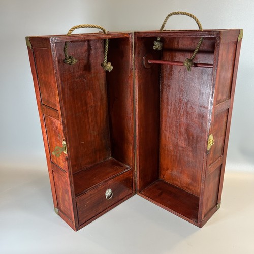 Vintage holzkoffer schrank - ,