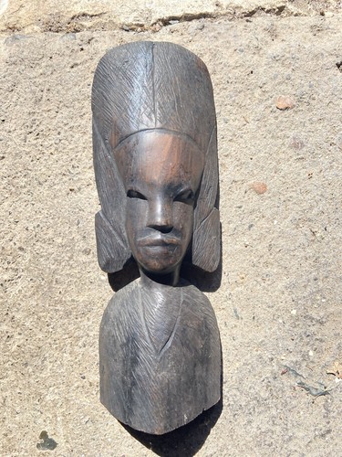 Vintage afrika kopf ebenholz - kopf,