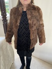 Damen Kaninchenfell Jacke