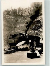 10709155 - Barcelona Foto Dom Ripol Montserrat Bahnuebergang der Zahnradbahn