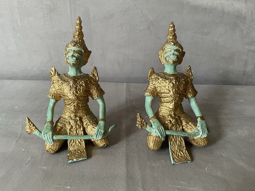 Paar vintage thai bronze - paar,