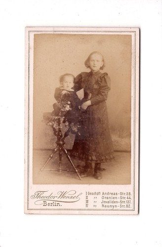 Cdv foto niedliche kleine - cdv,
