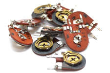 10x Vintage Trimmer / Trimpoti, 2.2 kOhm lin., Variable Resistor, stehend, NOS