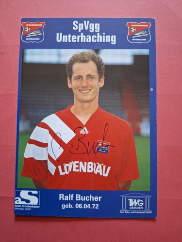 Ralf bucher spvgg unterhaching - bucher,