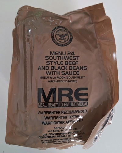 Mre meal ready eat menü - ready,