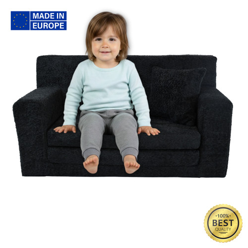 New kindersofa teddystoff - new,
