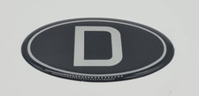 Aufkleber Sticker D-Schild