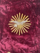 Alte Heiliger Geist Kirchen Prozessionsfahne Banner Fahne Sakral Kirche Antik