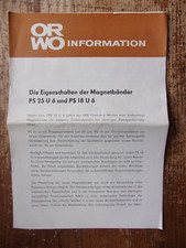 Altes Informationsheft über