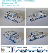 Trabant Rally Decal M 1: 87
