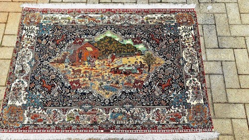 Seidenteppich hereke cinar - seidenteppich,