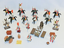 Playmobil Klicky Ritter Stadtwache Chromritter Sammlung mit Zubehör Kanone Pferd