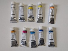 10 Tuben  Schmincke AKADEMIE Acryl color  Acrylfarbe 60ml Sortiment Set 2