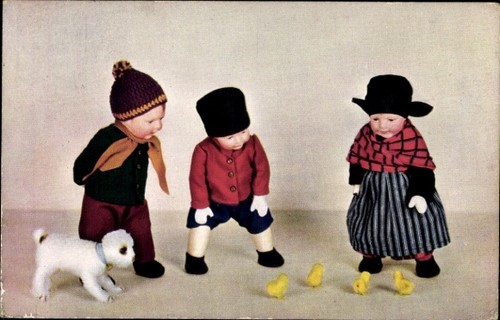 Käthe kruse puppen - ak,