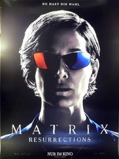 Matrix Ressurrections - Teaser Carrie-Anne Moss - Filmposter A1 84x60cm gerollt