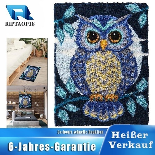 Diy eule tapisserie teppich - diy,