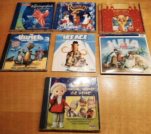 Kinder cds dvd - 7x,