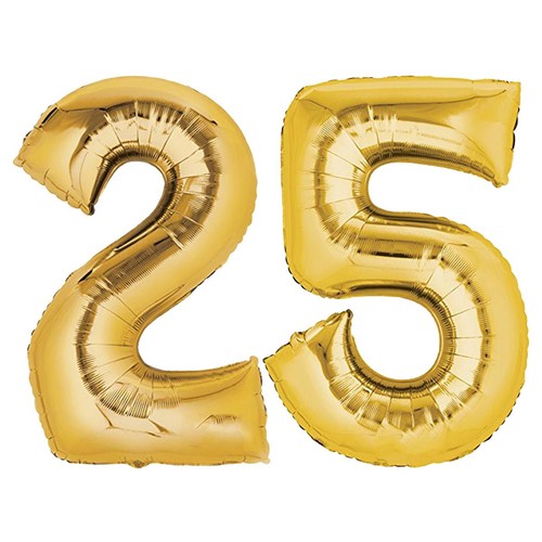 Folienballon gold - 80,