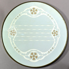 Tortenplatte Villeroy & Boch Dresden "Über Land und Meer", Jugendstil, 28cm