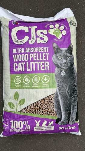 Cjs holzpellet katzenstreu 30l - cjs,