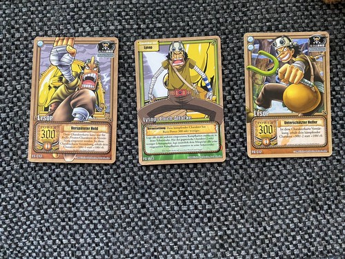 One piece strohhutbande karten - one,