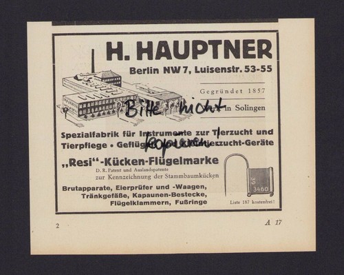 Berlin werbung 1936 h - werbung,