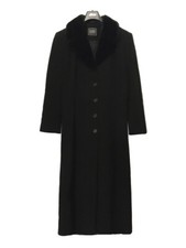 Luxus Damen Mantel Wolle mit