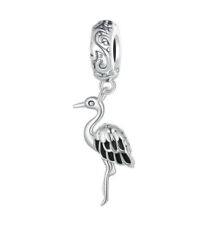 Charm Dangle Vogel 925 Silber Tier Flügel - Anhänger für Pandora Armband