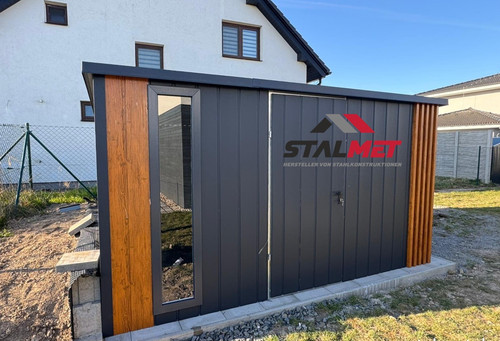 Blechgarage 4x3x2 14m - blechgarage, 4x3x2,14m