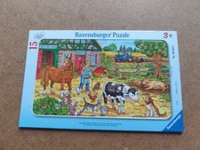 Ravensburger Puzzle 15 Teile  Glückliches Bauernhofleben Rahmenpuzzle