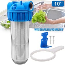 10" Wasserfilter Filtergehäuse Vorfilter Hauswasser Pumpe Leitungswasser Filter
