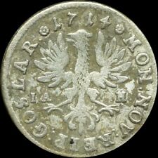 STADT GOSLAR: 1 Mariengroschen 1714 IAH. MOTIV "MARIA MIT JESUSKIND".