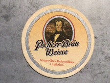 Bierdeckel Coaster Beermat Pschorr-Bräu Weisse Schafkopfmeisterschaft 92 #1004#
