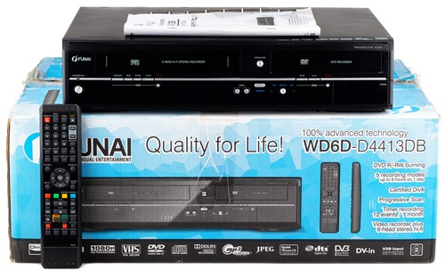 Funai wd6d d4413db - vhs, dvd