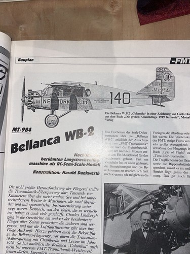Bauplan für motorflugzeug - bauplan,